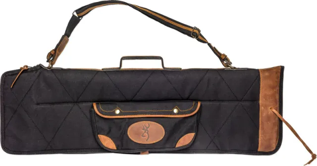 Browning Lona Canvas Gun Case 34.5" O/U Takedown Black/Brown - View 2