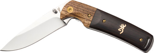 Browning Buckmark Hunter Drop Point Folding Knife 3" - View 2