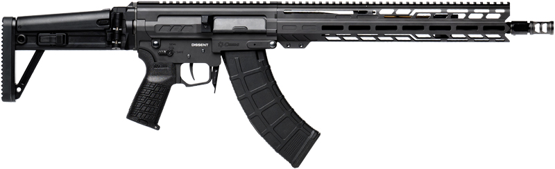 CMMG 86A7F0BAB Dissent MK47 7.62x39mm 30+1 (2) 14.30" P&W Black Armor - View 2