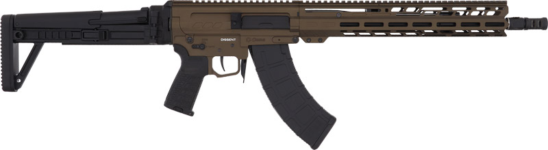 CMMG 86A7F0B-MB Dissent MK47 7.62x39 Rifle 14.3" Barrel Midnight Bronze - View 2