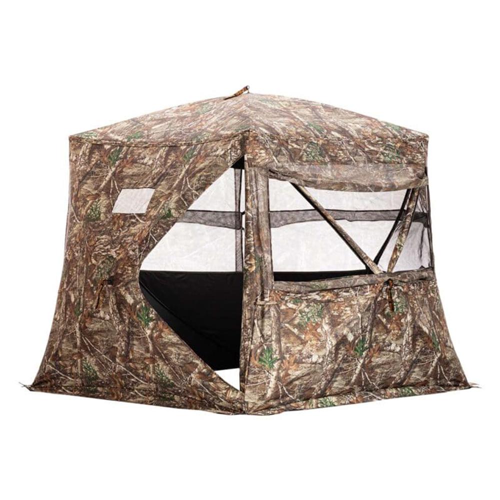 Rhino RB0217 Low Hub Blind Mossy Oak 300D, 72"x72" Floor, Silent Windows - View 2