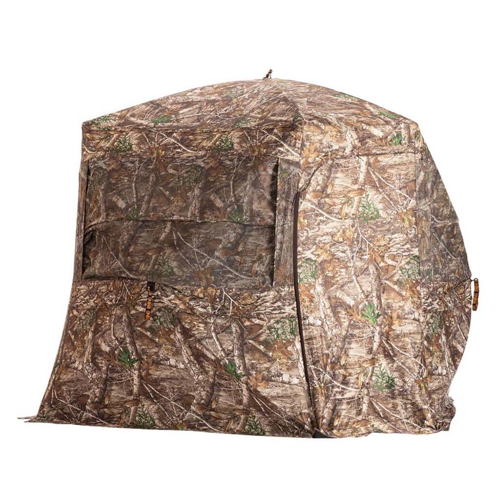 Rhino RB0248 Low Hub Pro FD Realtree Edge 600D Hunting Blind 68"x68"x75" - View 2