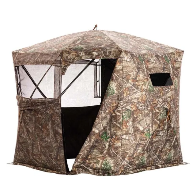 Rhino Blinds RBO521 180 Pro FD 5-Hub Blind Mossy Oak 300D 70" 17.6lbs - View 2