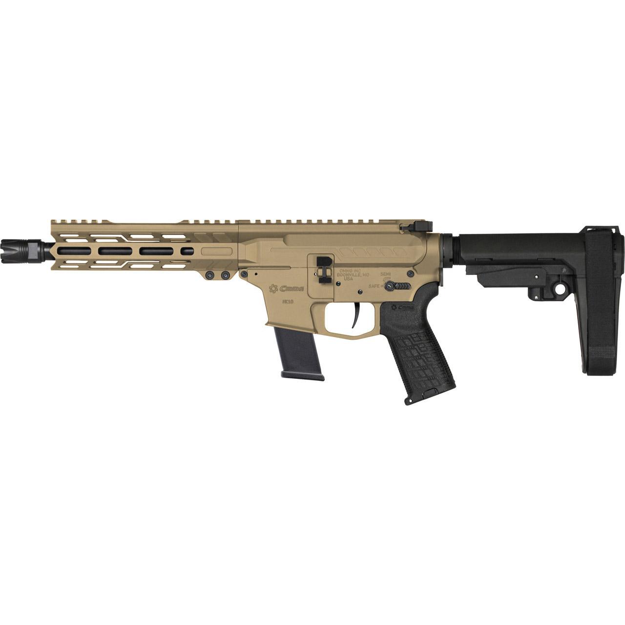 CMMG 10A570FCT Banshee MK10 10mm 30+1 8" Barrel Coyote Tan M-LOK - View 2