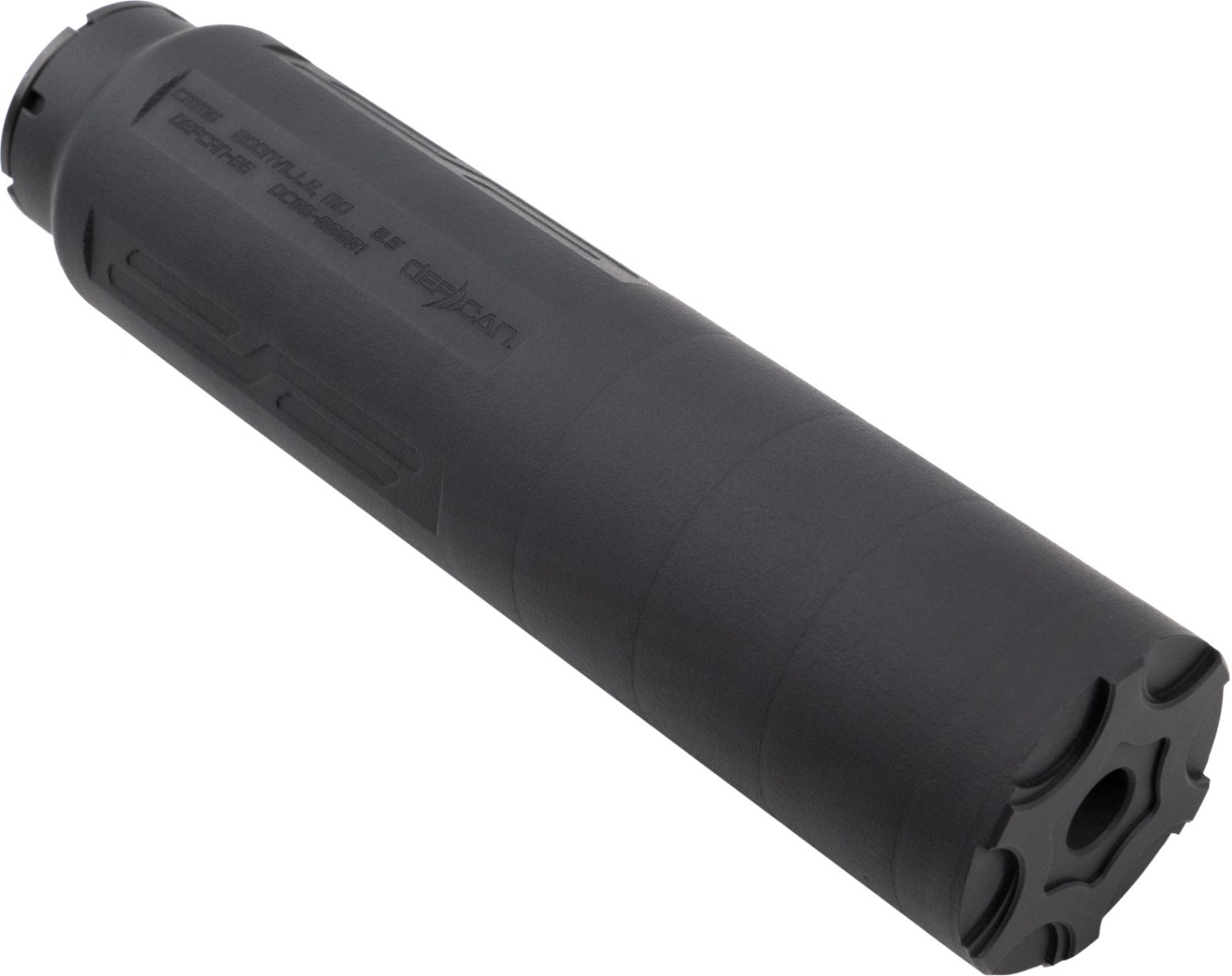 CMMG 33CA486 DEFCAN 86 Suppressor, 8.6BLK, 1/2-28, 14.8oz, Cerakote - View 2
