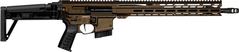 CMMG 28A490FMB Dissent MK4 22 ARC 16.1" Midnight Bronze Rifle - View 2