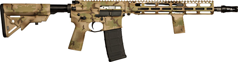 Vktr VK1PW Rifle 5.56 Nato 13.7 HUX WRX MB 30RD Multicam - View 2