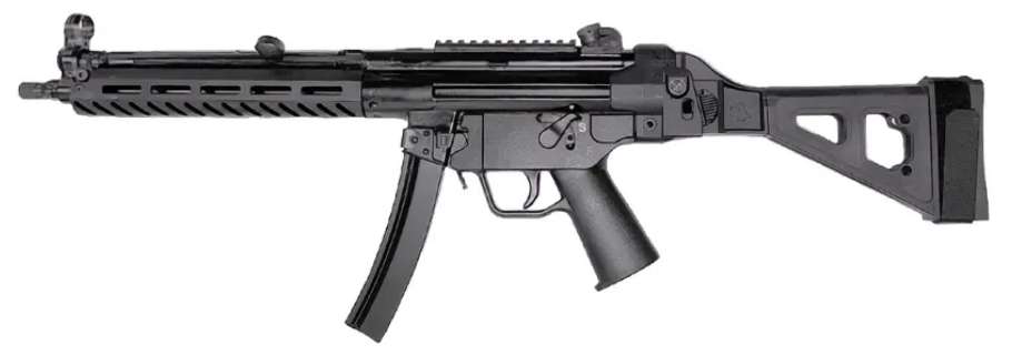 PTR 9LTBR 9x19mm Pistol 16" Barrel 30RD SB Tactical Brace Black - View 2