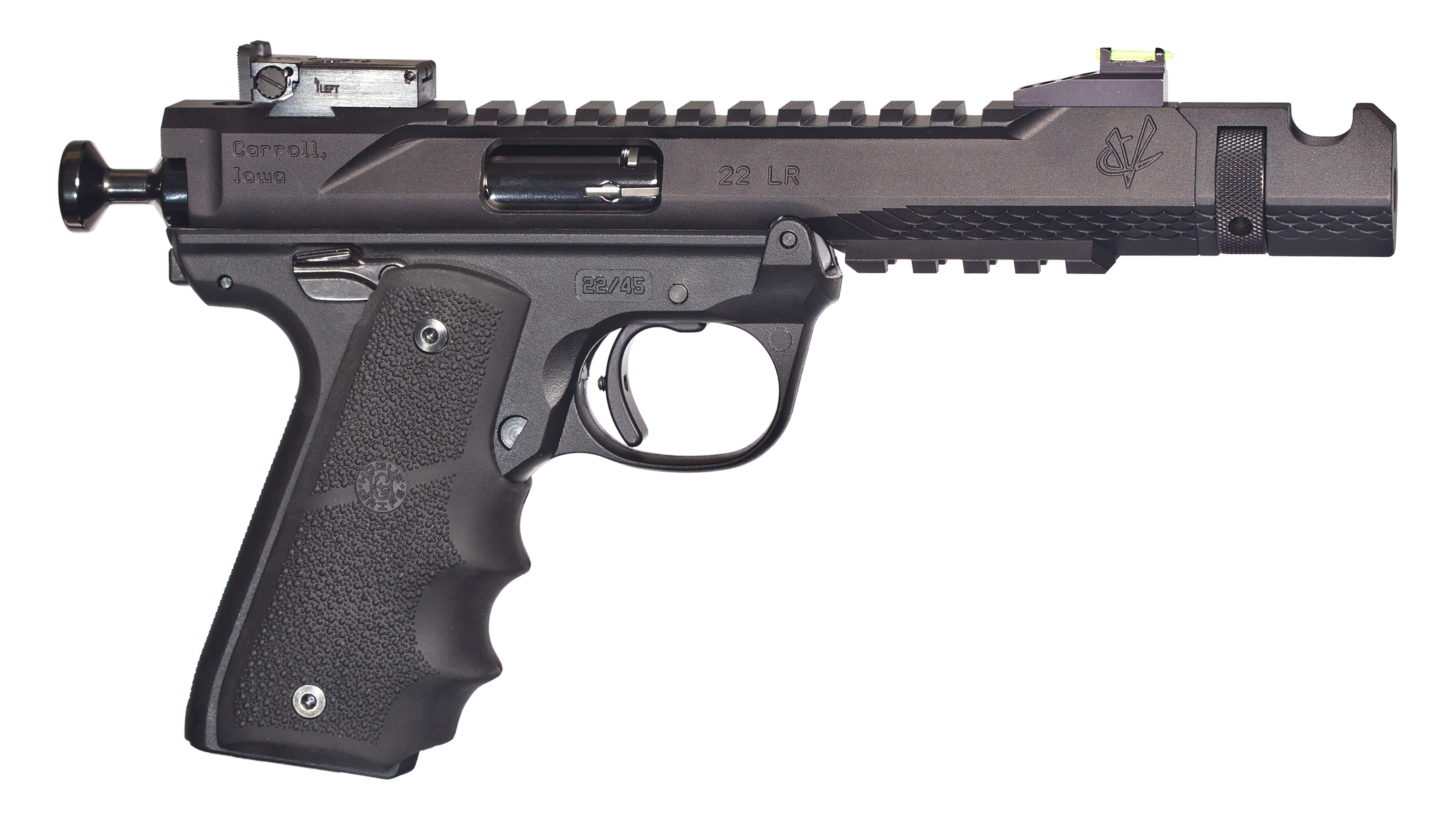 Volquartsen Black Mamba VF4M-0026 22LR 4.5in Black Anodized 10+1 Pistol - View 2