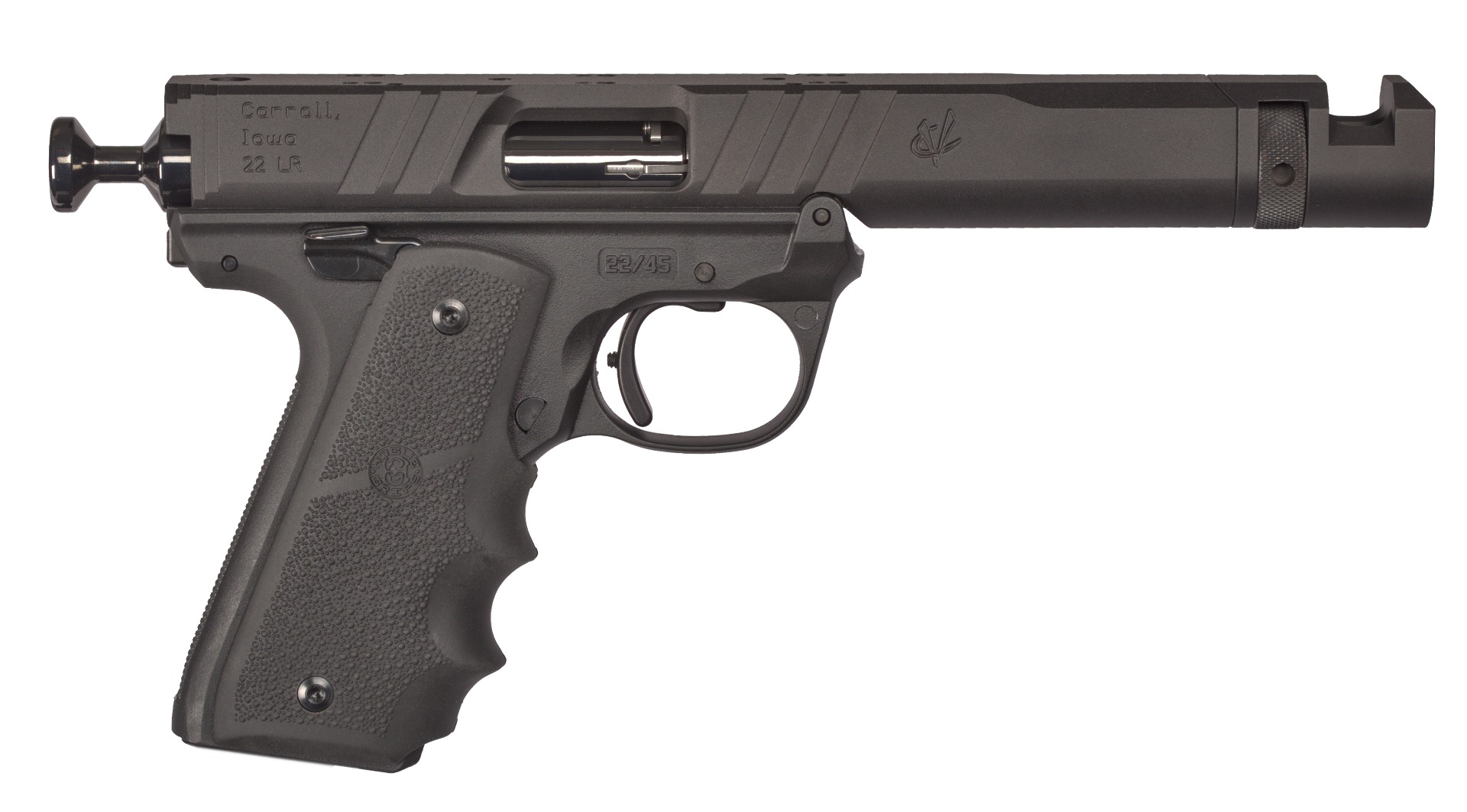 Volquartsen Mamba-X 22LR 4.5 in Black Anodized 10+1 SA Pistol - View 2