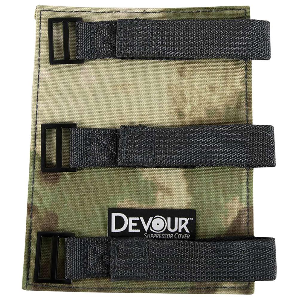 Banish 6199 Devour 9" Gray Suppressor Cover, Heat-Resistant, Non-Slip - View 2