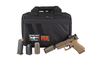 Glock 43X 9mm 3.92 In Threaded 1/2x28 FDE Cerakote 10+1 Suppressor Sights - View 2