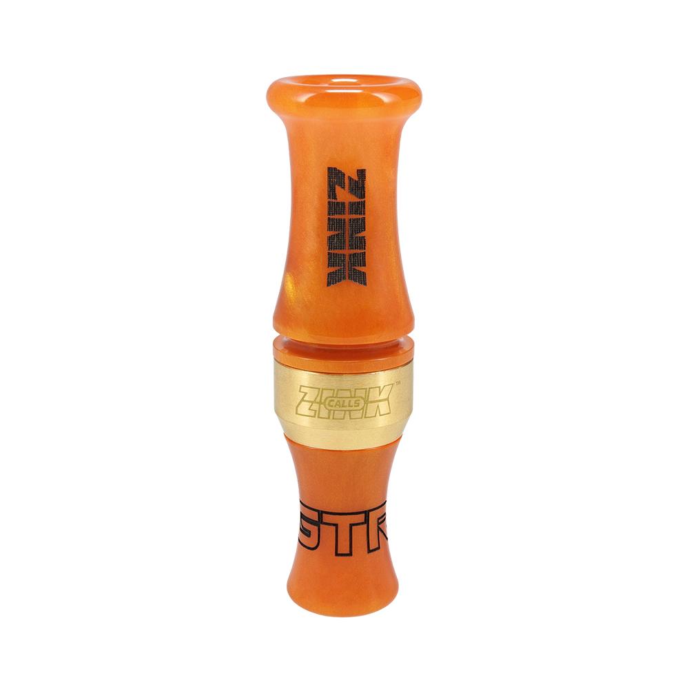 Zink ZNK6120 Green Top Rocker Duck Call, Orange Marbleade, Single Reed - View 2