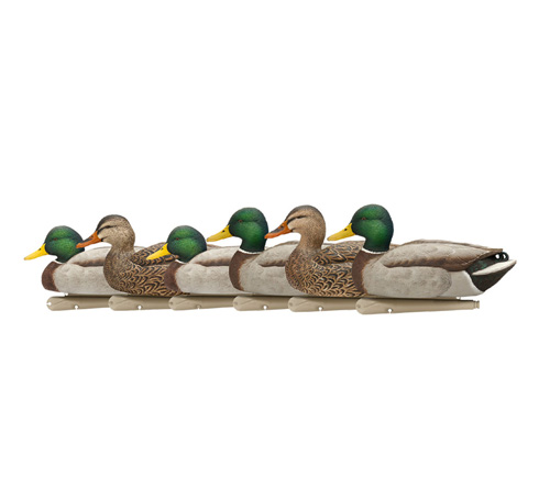 AvianX AVX8060 Top Flight Duck Decoys Open Water Mallard 6-Pack - View 2