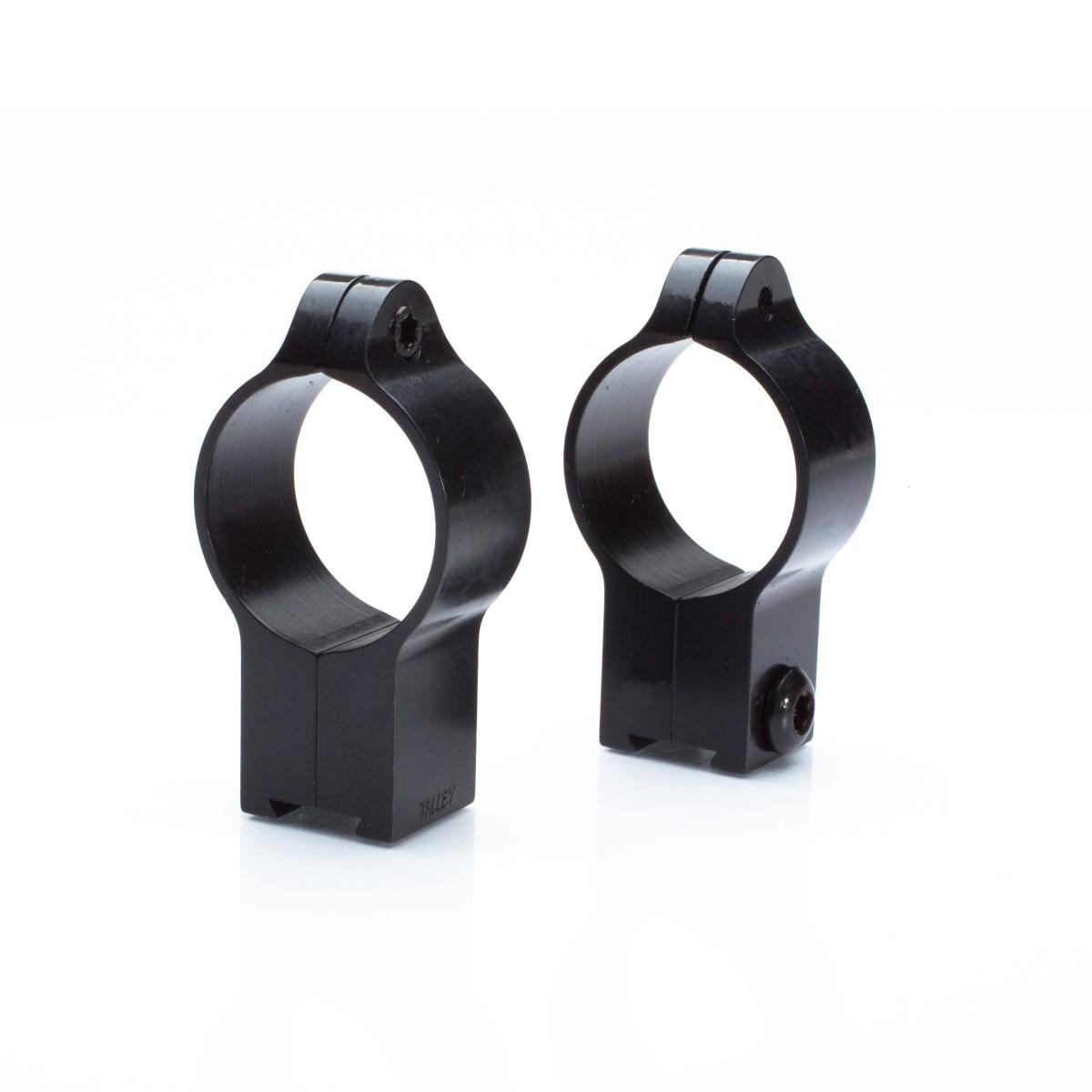 Talley 30CZRH Rimfire Rings Black 30mm High Chromoly Steel 11mm Dovetail - View 2