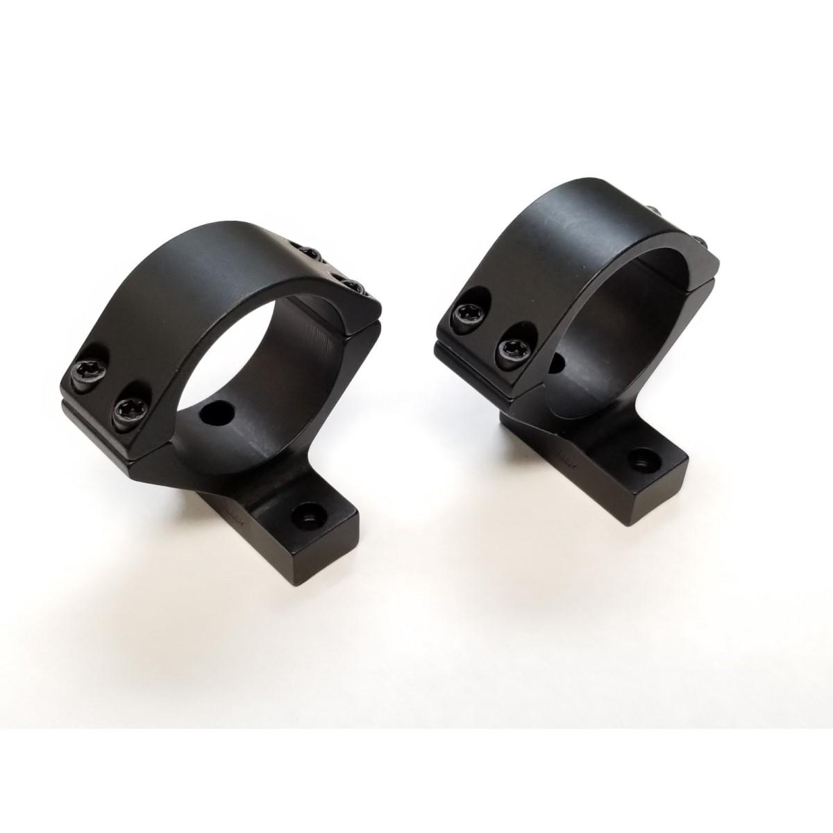 Talley 930759 Tikka T1 Scope Mount-Ring Combo Black Anodized 1" Low 0 MOA - View 2