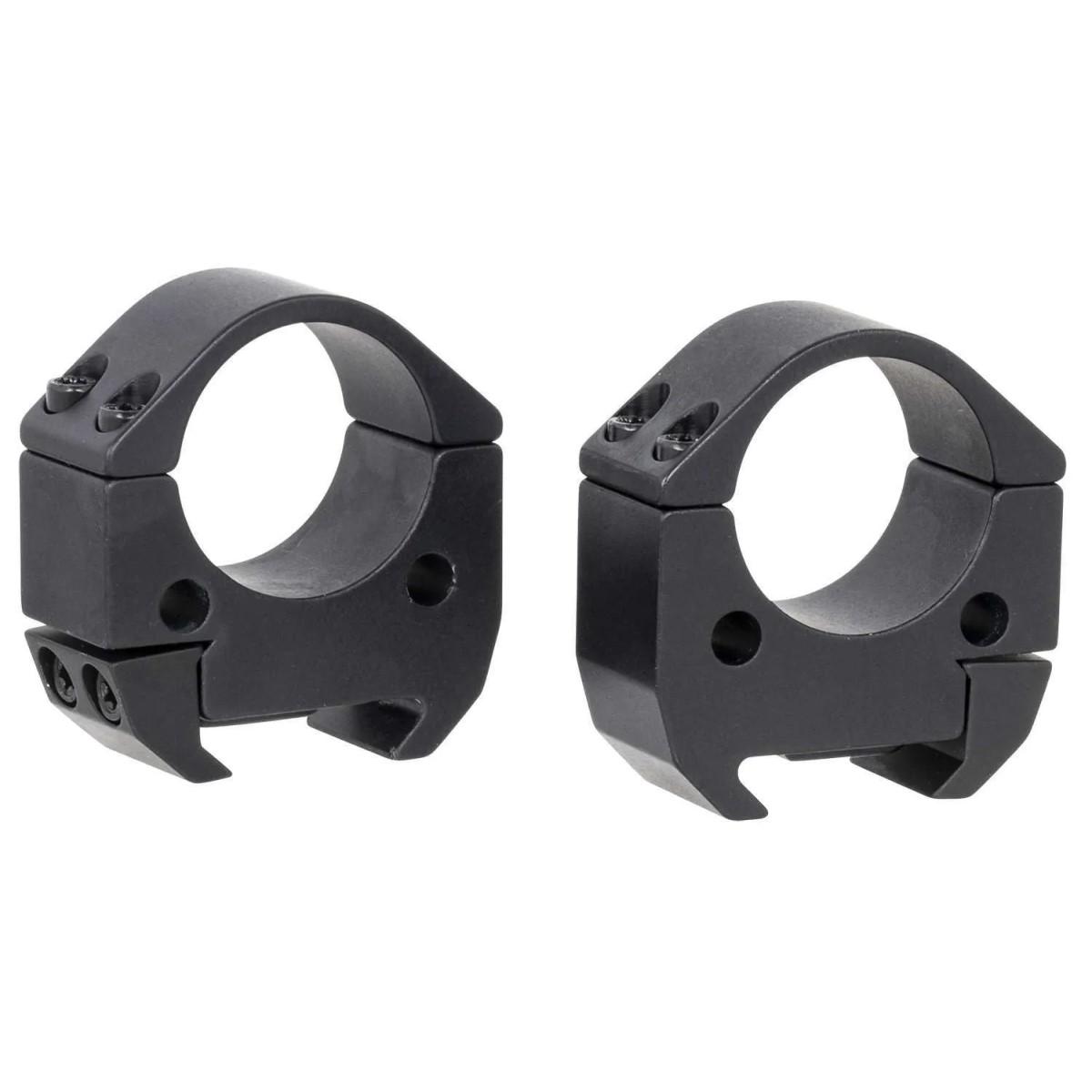 Talley TMS10M Modern Sporting 1" Medium Matte Scope Rings Picatinny Rail - View 2