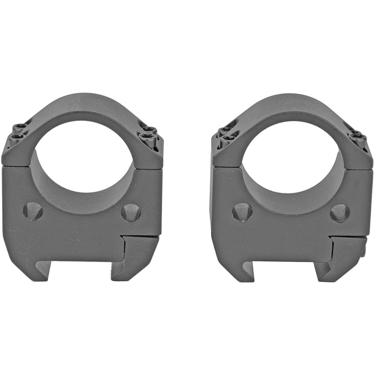 TALLEY 1in High Black Alloy Modern Sporting Rings Fits Picatinny (TMS10H) - View 2