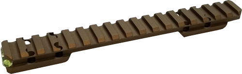 Talley PL0SB735 Picatinny Rail Smoked Bronze 0.425"/0.500" X-Bolt LA - View 2