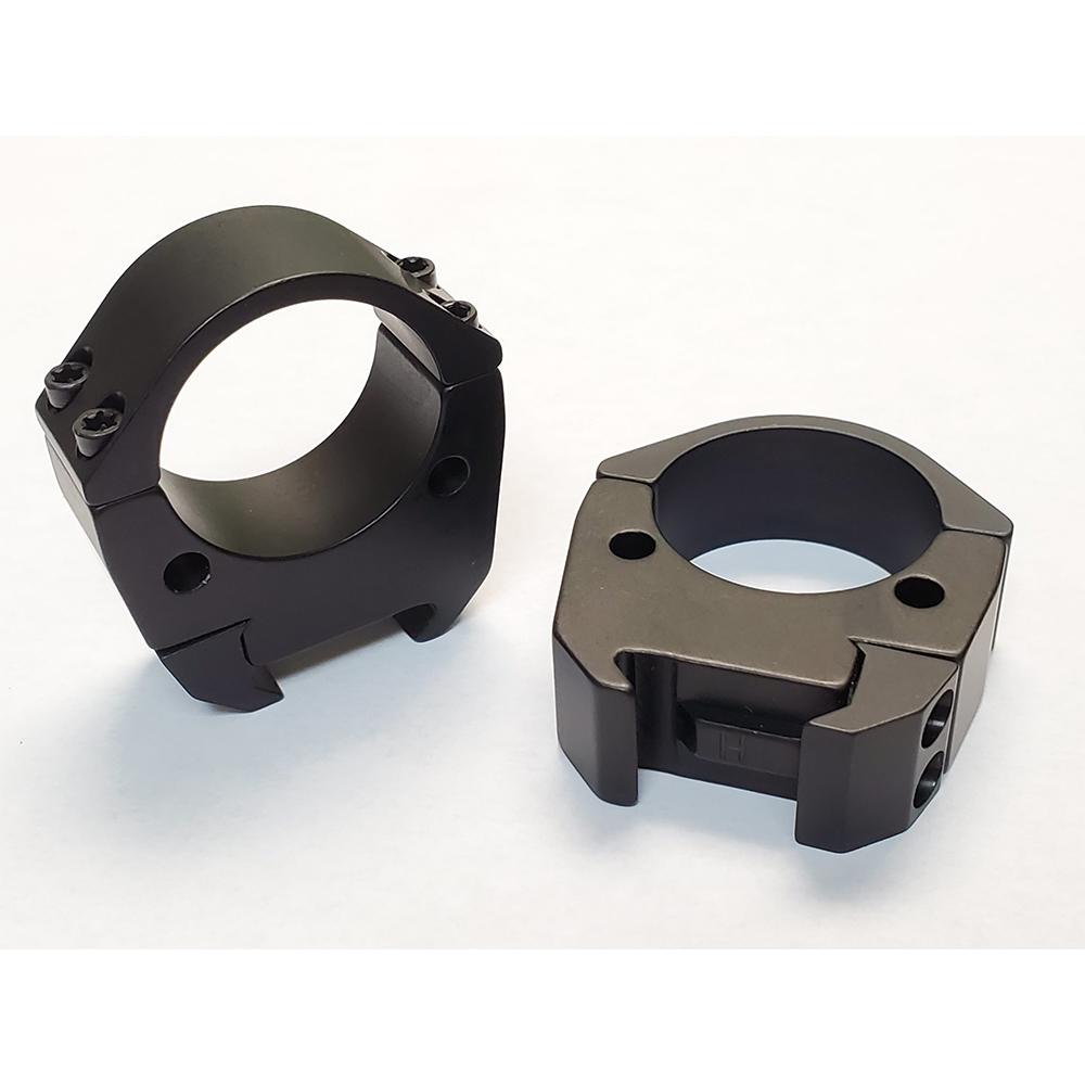 Talley TMS35M 35mm Medium Picatinny Rail Black Anodized Aluminum Rings - View 2