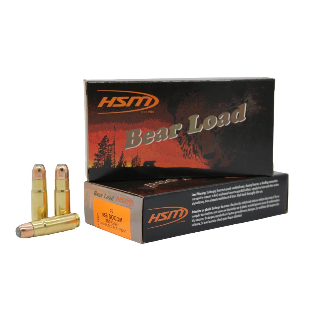 HSM Bear Load 458 SOCOM 350 Gr JFP Hunting Ammo - View 2