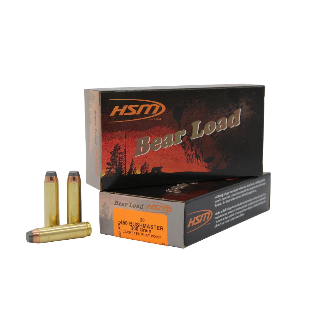 HSM 450BUSHMASTER1N Bear Load 450 Bushmaster 300gr JSP 20 Rounds - View 2