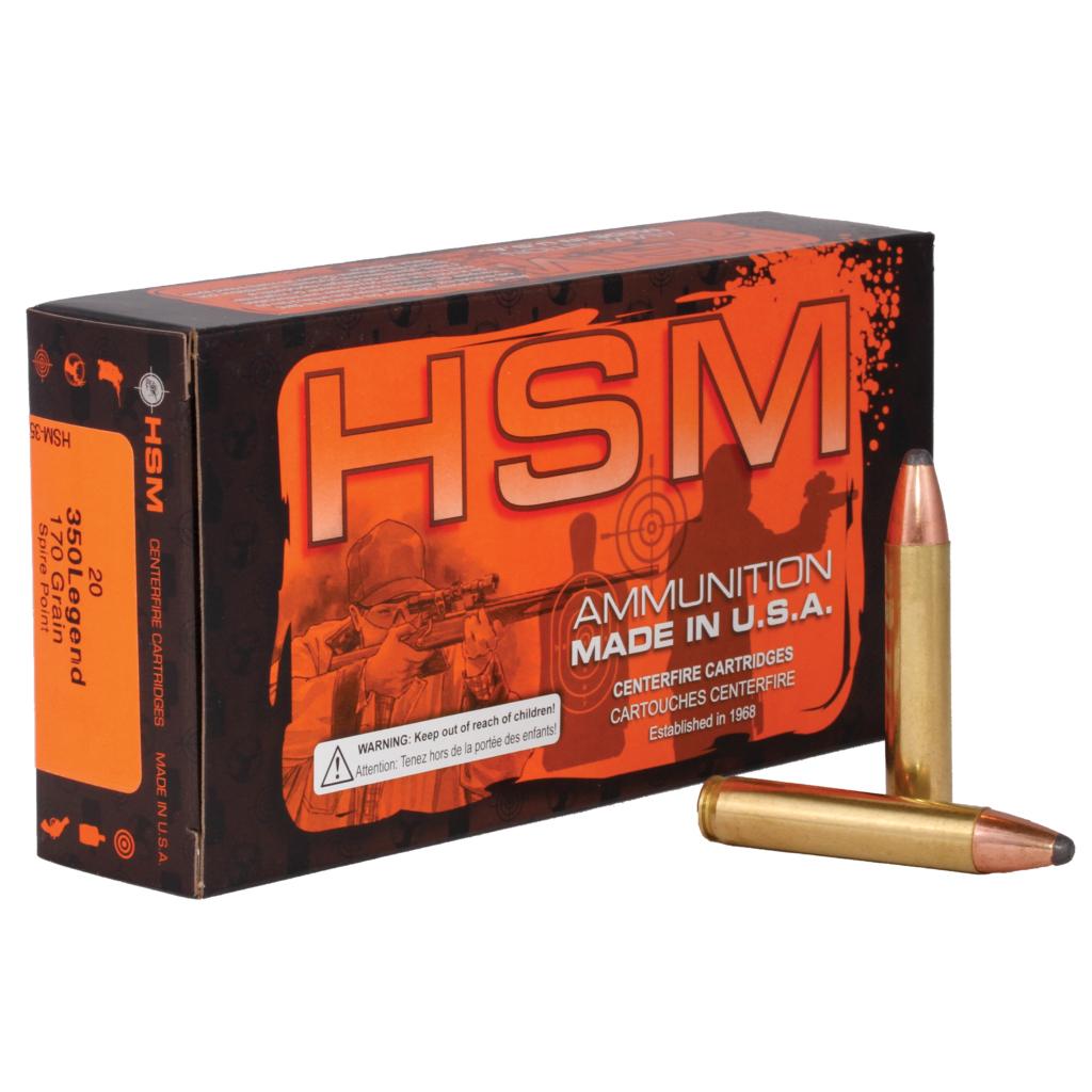 HSM 350Legend-1-N Ammo 170gr Spire Point 20rd Hornady Interlock - View 2