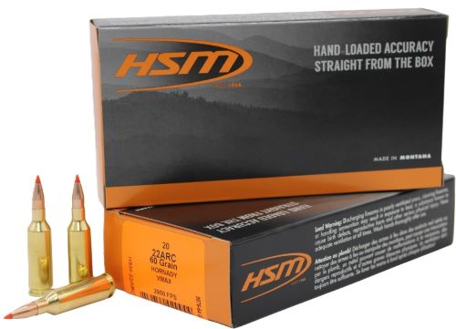 HSM 22ARC3N Varmint 22ARC 60gr V-Max 20 Per Box/25 Case - View 2