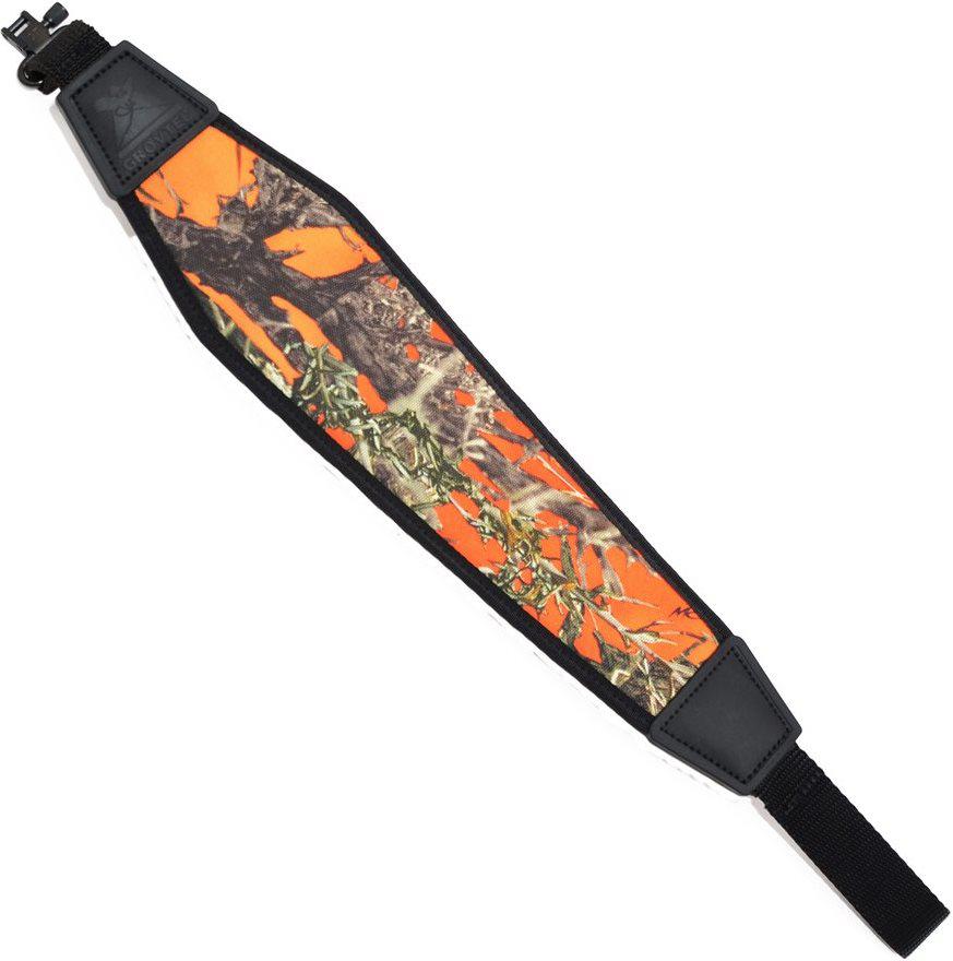 GrovTec GTSL32 TrueTimber Blaze Orange Nylon Rifle Sling 48" Adjustable - View 2