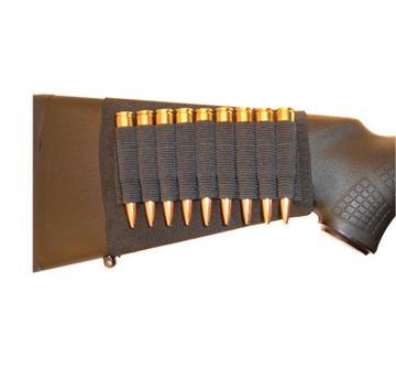 GrovTec 9 Shell Rifle Buttstock Ammo Holder Black - View 2