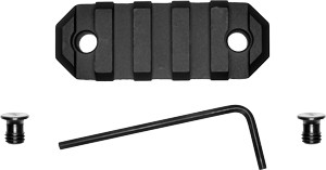 GrovTec US Inc GTSW227 2.2 Inch 5 Slot Keymod Black Anodized - View 2