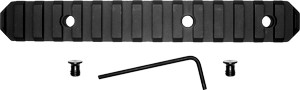 GrovTec GTSW230 6" 15 Slot Keymod Picatinny Rail Black Anodized Aluminum - View 2