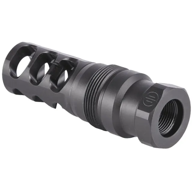 Primary Weapons FRC Flat 3-Port 223 1/2-28 Thread Compensator 22 CALIBER - View 2