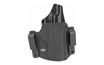 L.A.G. Tactical 4060 Defender Holster, OWB/IWB, Kydex, Right Hand, Black - View 2