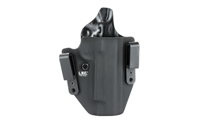 LAG Tactical Defender Kydex Holster 1911 5" Rail - Right Hand OWB/IWB Black 6004 - View 2