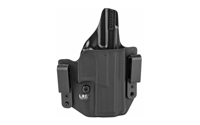 L.A.G. Tactical 17014 Defender Holster, OWB/IWB, Kydex, Right Hand, Black - View 2