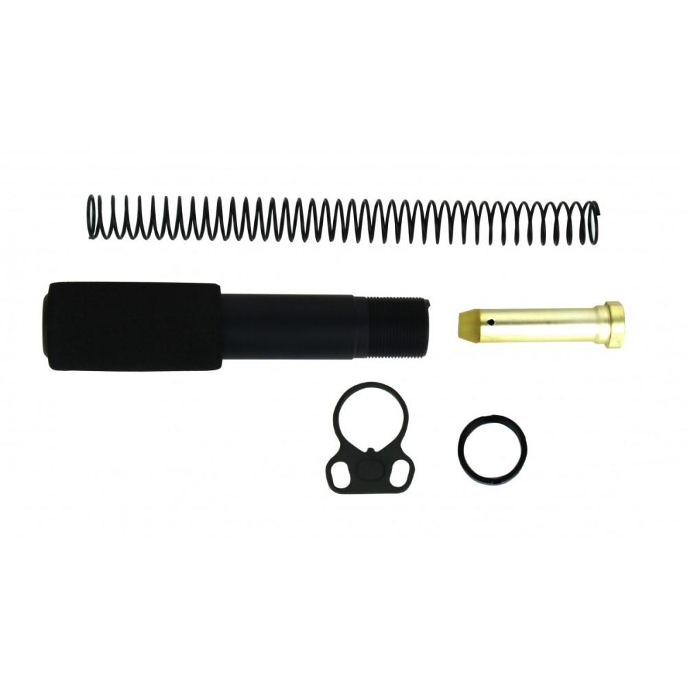 TacFire MAR049B Mil-Spec AR-15 Pistol Buffer Tube Kit Black Aluminum - View 2