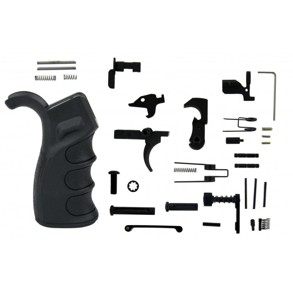 TacFire LPK02B308 AR-10 Lower Parts Kit 308 Win Black PGAR-B Pistol Gri... - View 2