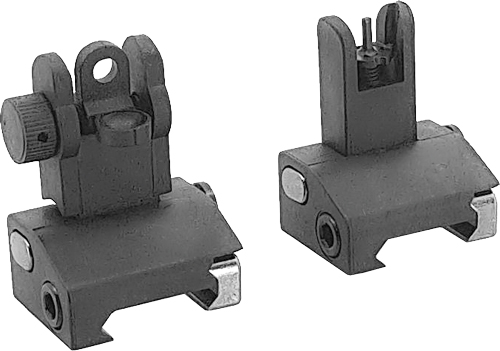 J&E Machine TSPS7B Flip-Up Front & Rear Polymer Sight Set Black - View 2