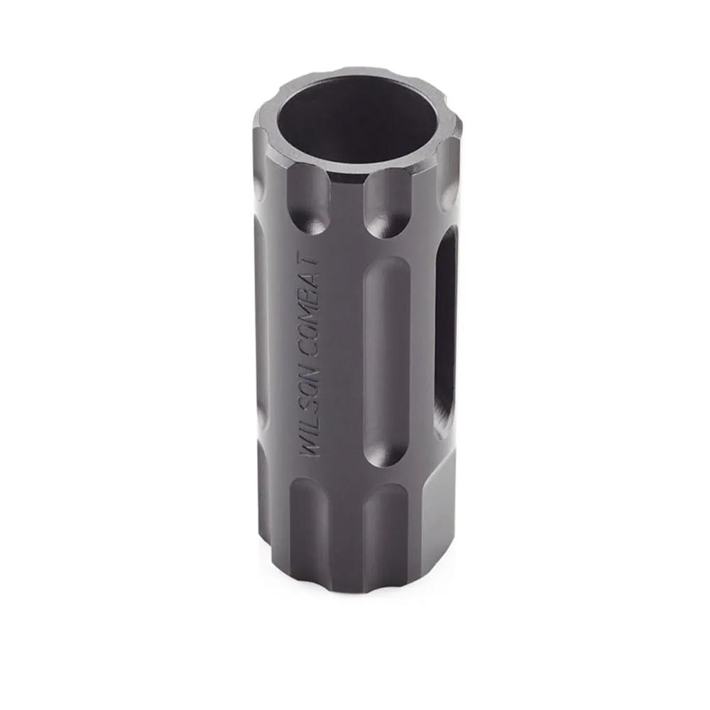 Wilson Combat TRQCOMP12X28 Q-Comp Muzzle Brake 1/2"-28 TPI Black Steel - View 2