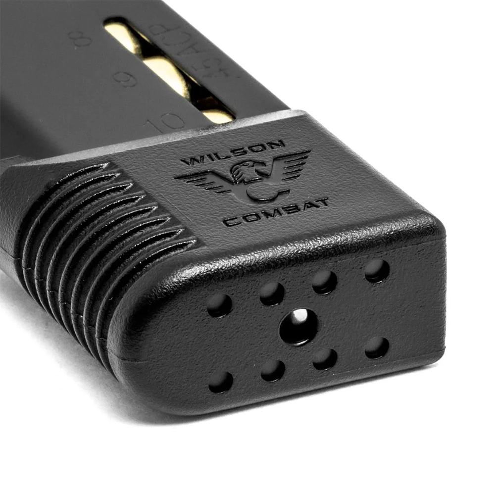 Wilson Combat 500-45FS10B 45 AUTO 10R Extended Base Pad Black - View 2