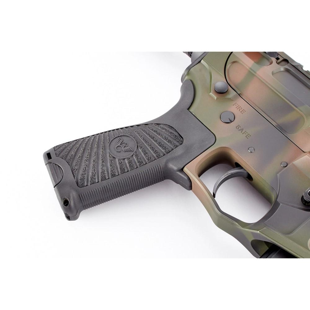 Wilson Combat TRGRIPBLK Gunfighter Grip AR-15 Starburst Black Polymer - View 2