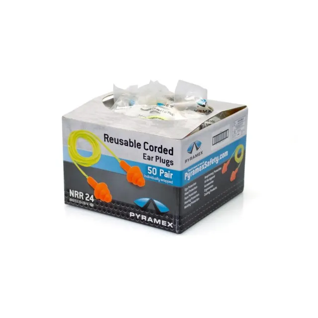 Pyramex Safety RP3001 Reusable Earplugs 24 dB 50 Pairs - View 2