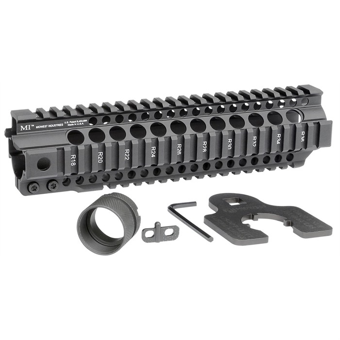 Midwest Industries MI-CRT9.5 AR-15 9.5" Free-Float Handguard Matte Black - View 2