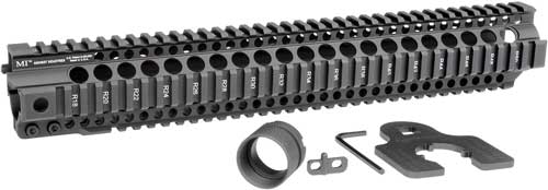 Midwest Industries MICRT15 AR-15 15" T-Series Handguard 6061 Aluminum Black - View 2