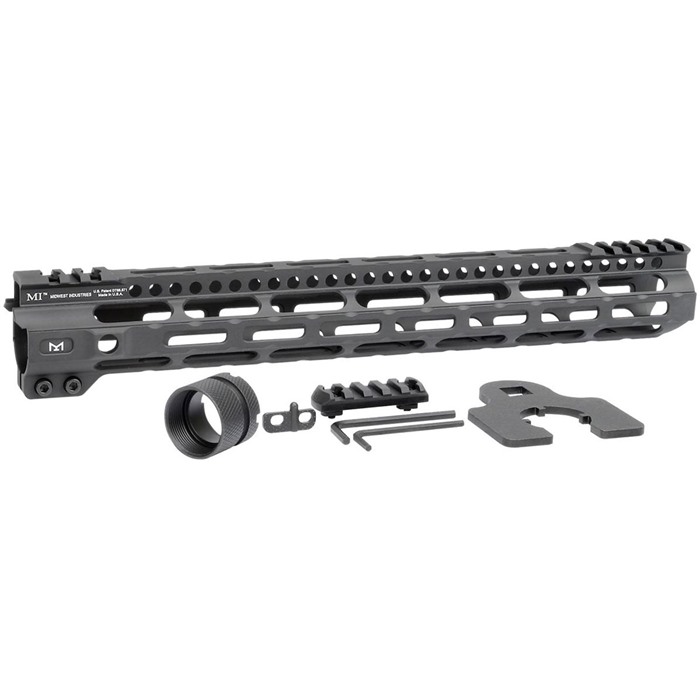 Midwest Industries MICRLW14 Combat Lightweight AR-15 Black Hardcoat... - View 2