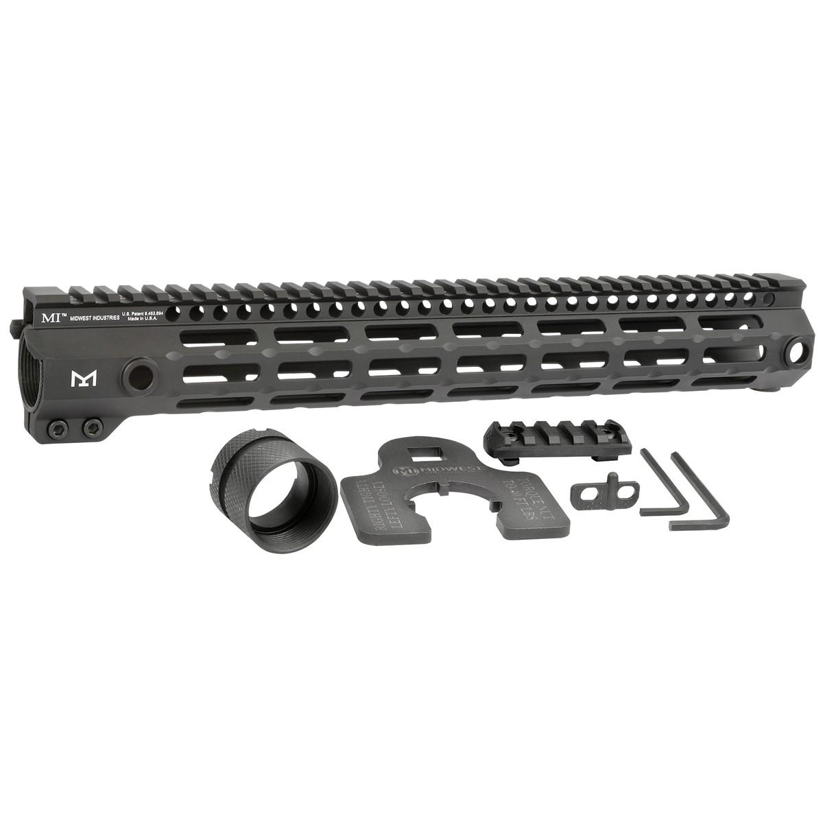 Midwest Industries MIG4M14 Tactical G4M Handguard 14" M-LOK Black Aluminum - View 2
