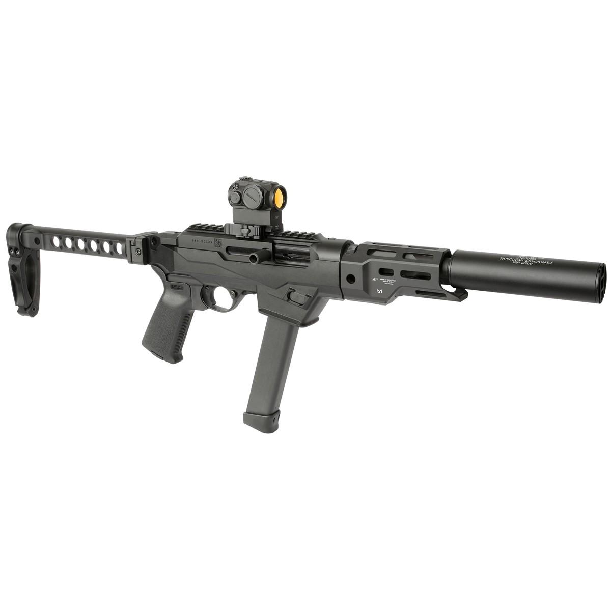 Midwest Industries Ruger Charger 4.875 M-LOK Handguard Black - View 2