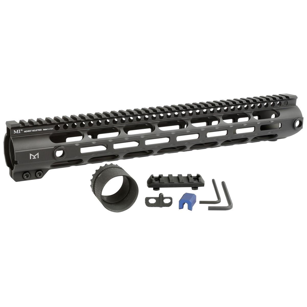 Midwest Industries MICR30815 Combat Handguard AR-308 15" Black Anodized - View 2