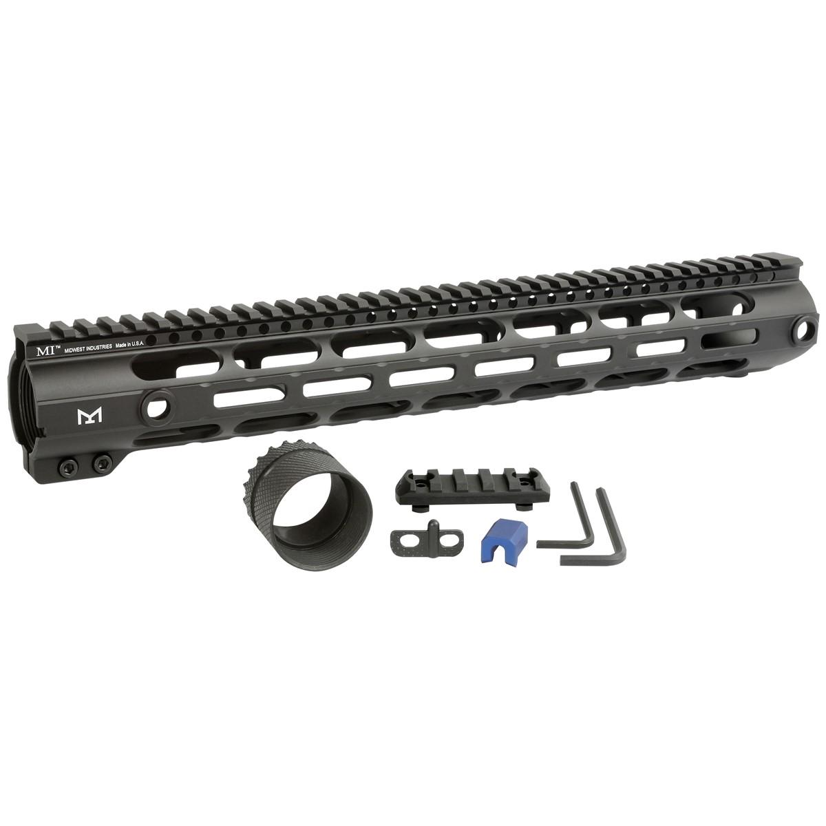 Midwest Industries MICRL30815 AR-308 15" Combat Handguard Black Anodized - View 2